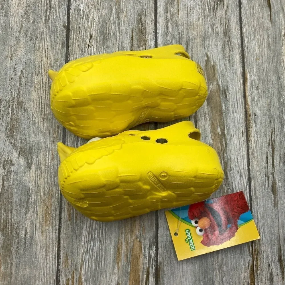 Baby Infant Sesame Street Big Bird Clogs Shoes Size 3